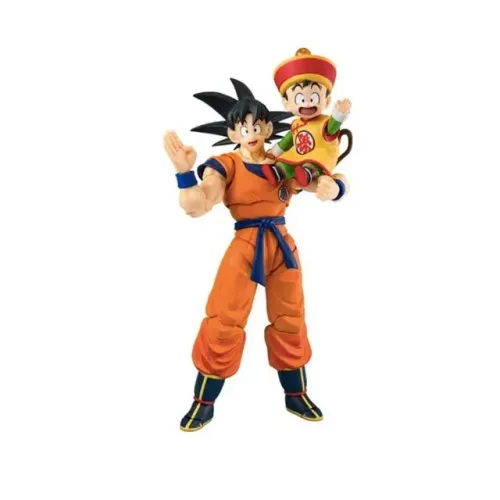 Son Goku & Son Gohan Kid & Kintoun Dragon Ball Z S.H. Figuarts Bandai Original