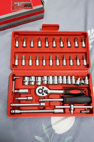 Maleta 46 peças sockets