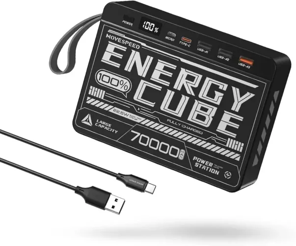 Novo - Powerbank Movespeed 70.000MAh 140W