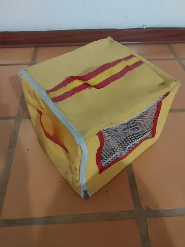 Caixa de transporte para aves e pets