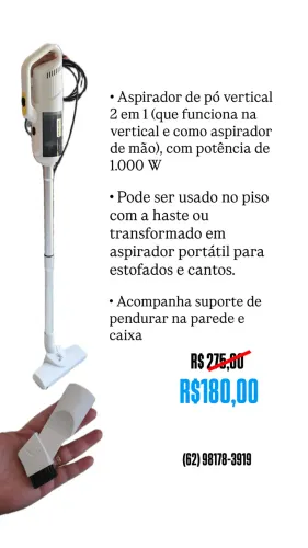 Vendo Aspirador Vertical