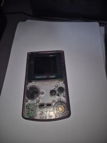 Game Boy Color Atomic Purple Original + Jogo Mario Tennis (Brinde)