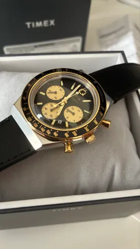 Relógio Timex Q Chronograph Vintage Racing