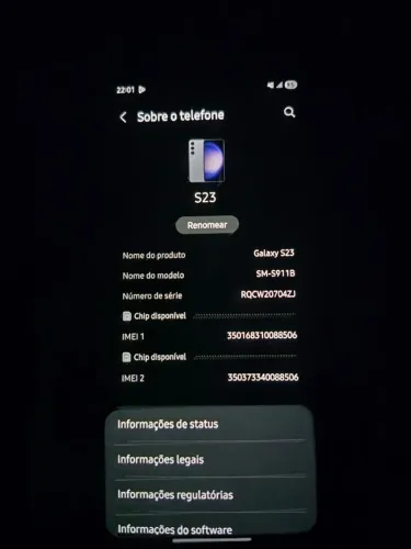 Celular Sansung S23