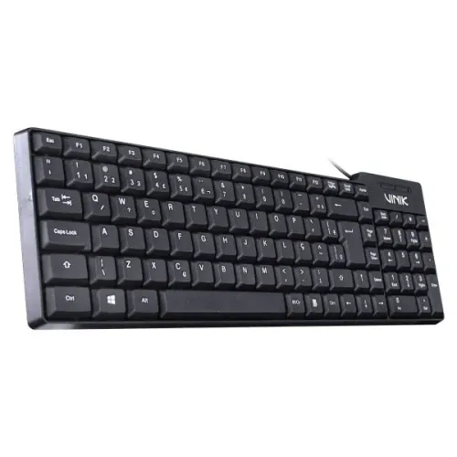 Teclado Usb Dynamic Abnt2 Cabo 1.8m Preto - Vinik Dt150 *ENTREGA GRÁTIS*