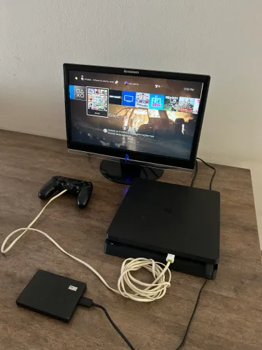 ps4 slim 1TB E 500 + Monitor 32 polegadas, PRA VENDER HOJE NESSE PREÇO, parcelo em 12x