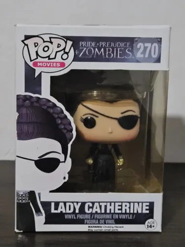 Funko Pop Lady Catherine 270 Caixa Desbotada Orgulho E Preconceito E Zumbis