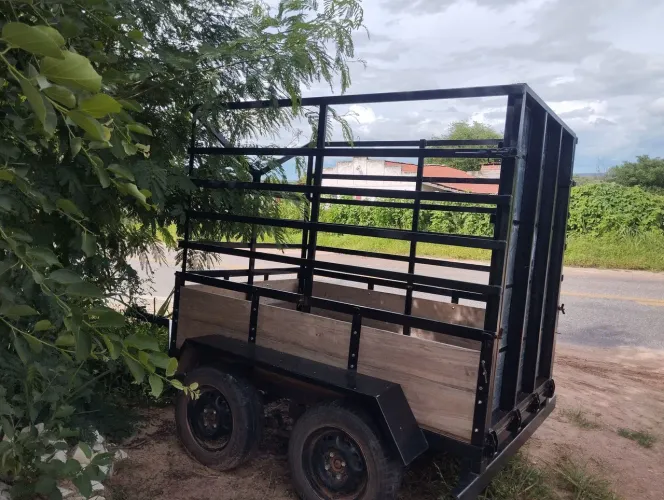 Vende se trilho 2 funções usa como reboque e trilho de carregar animal