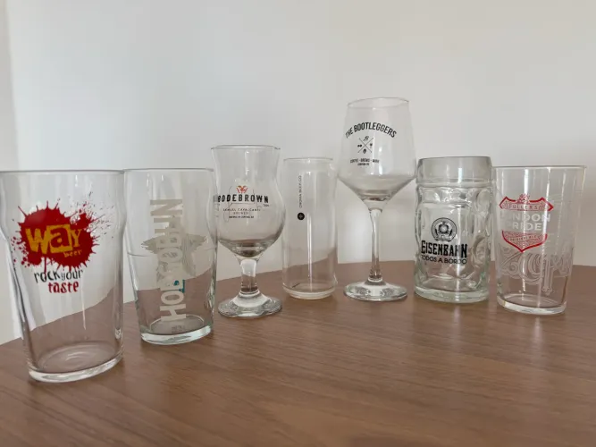 Copos de cervejas especiais