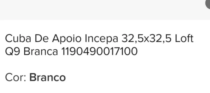 CUBA APOIO INCEPA 32,5X32,5