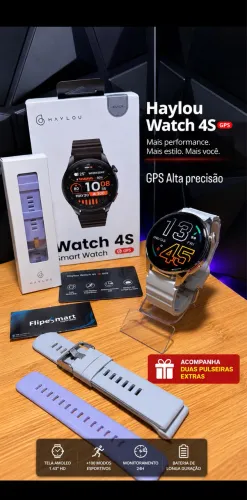 Haylou Watch 4S GPS AMOLED(3 meses de garantia)
