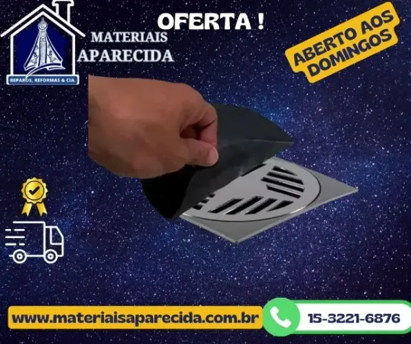 Protetor Ralo Borracha Redondo 12,5cm Catumbi