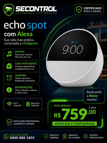 Alexa echo Sport, de vida a sua casa
