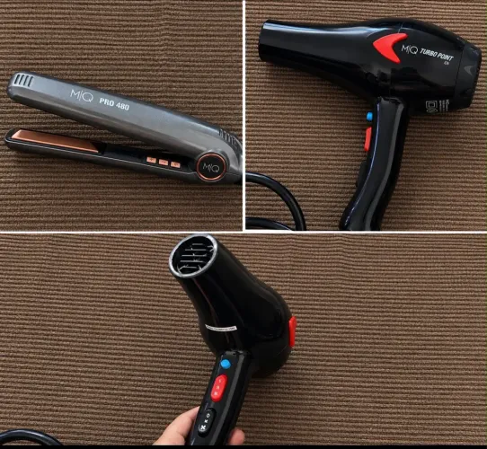 Kit MQ Profissional: Prancha Pro 480 + Secador Turbo Point