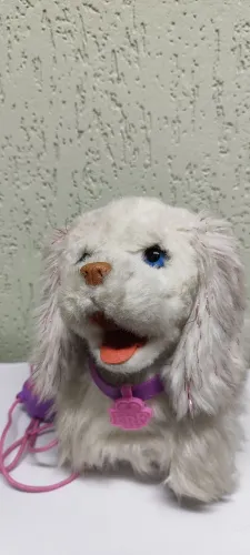 Cachorrinho Eletrônico FurReal Friends GoGo My Walkin' Pup da Hasbro. 