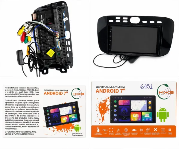 Central Multimídia Android 7? + Moldura de Brinde