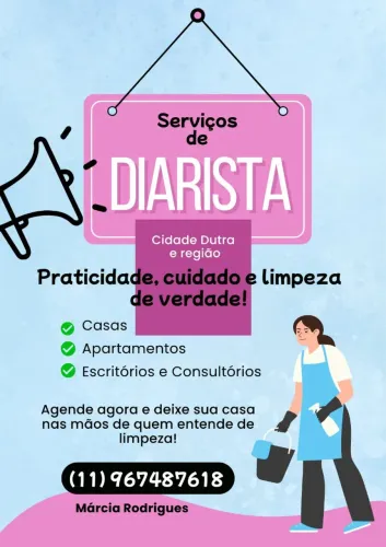 Serviços de diarista