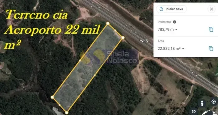 VENDE-SE TERRENO NO CIA AEROPORTO