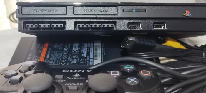 PS2 Slim Novo + Controle novo Original