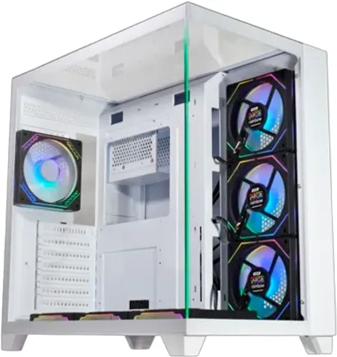 Gabinete Aquário Gamer ATX TIGER SHARK - CG-W4J1 KMEX - SEM FAN (SUPORTA WATER 360)