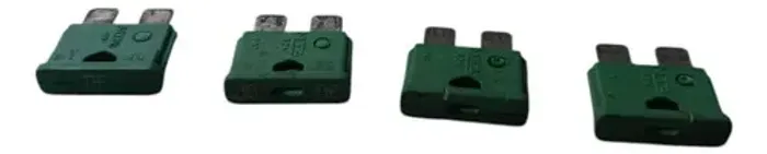 Kit C/ 4 Modulo Fusível 30 (verde) ~4