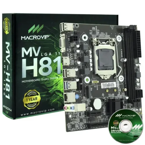 Placa mae h81 lga 1150 nova