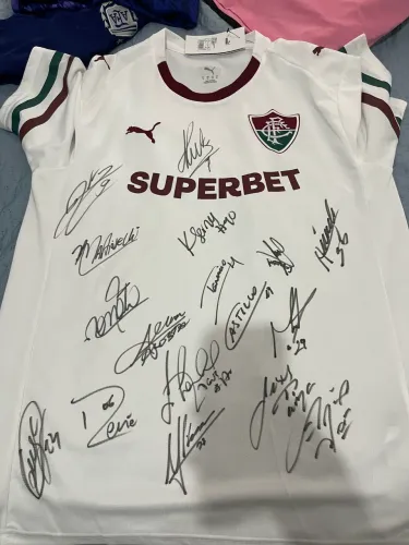 CAMISA FLUMINENSE AUTOGRAFADA PELO ELENCO