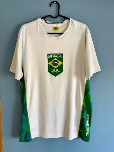 Camisa time Brasil comitê olímpico TAM G