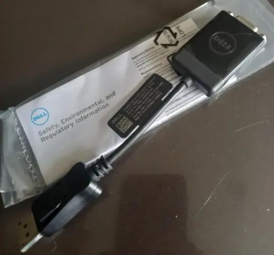 Adaptador Displayport Para Vga Dell Original Alta Qualidade
