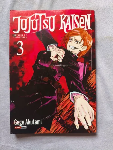Mangá Jujutsu Kaisen Vol 3 em Português Semi Novo