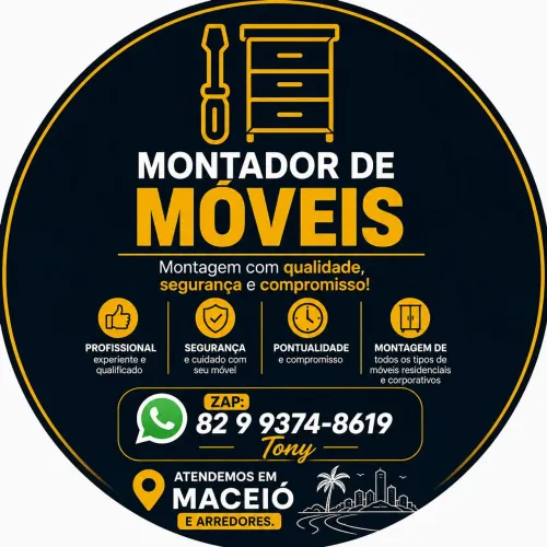 Montador de móveis por toda Maceió e cidades vizinhas.