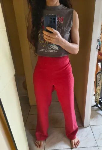 Calça Rosa Tamanho 48