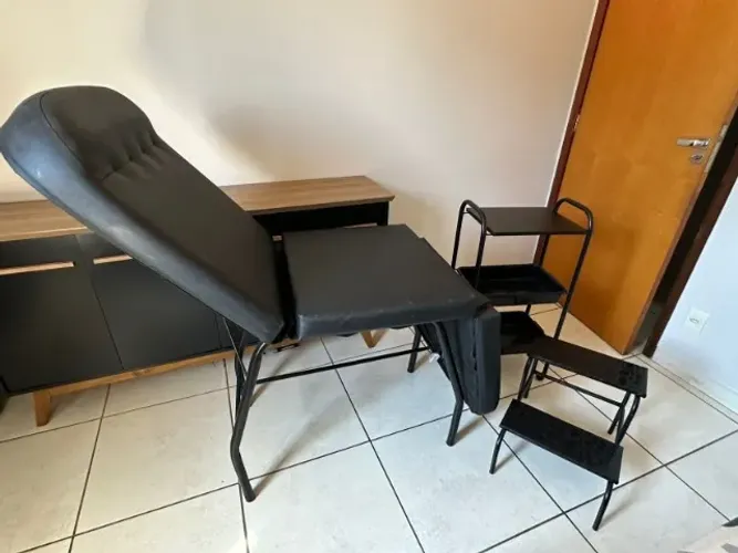 Maca King + escada e carrinho auxiliar