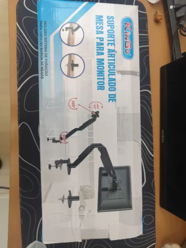 Braço articulado para monitor!