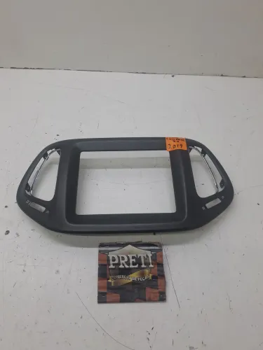 Moldura Multimidia Jeep Compass 2.0 Flex 2019 N5ut63jxpab Preto