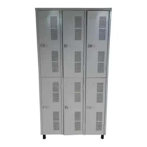 Roupeiro de Aço 6 Portas Grandes - Armário de Aço 6 Portas Grandes - Vestiário de Aço 6