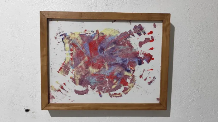 Pintura Trilhas e caminhos