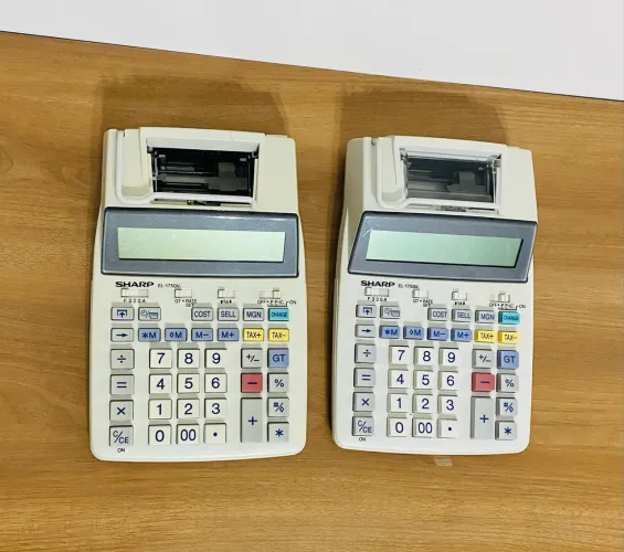 Calculadora com Impressora Sharp EL-1750V 12 Dígitos Bivolt