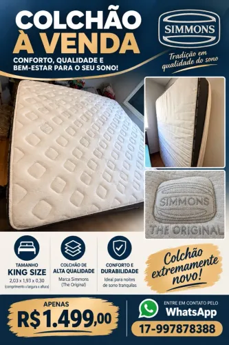 Colchão King Size Simons
