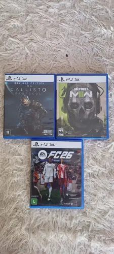 Jogos ps5 valores na descrição