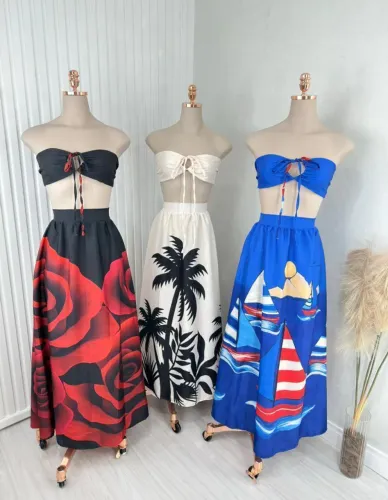 Conjunto longo praiano NOVO