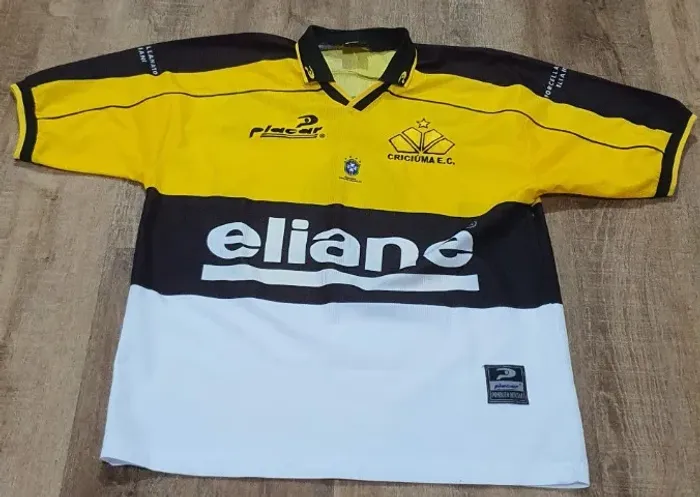 Camisa Futebol Criciúma Antiga Original G Eliane