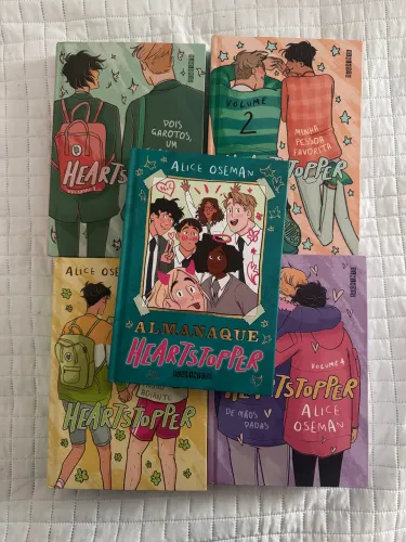 Coleção Heartstopper Vol. 1 ao 4 +  