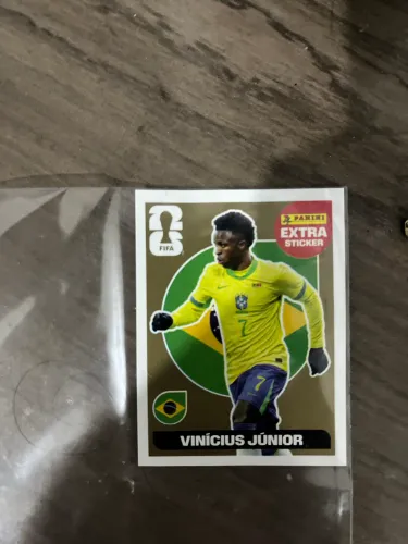 Figurinha legend ouro Vinicius Júnior copa do mundo 2026