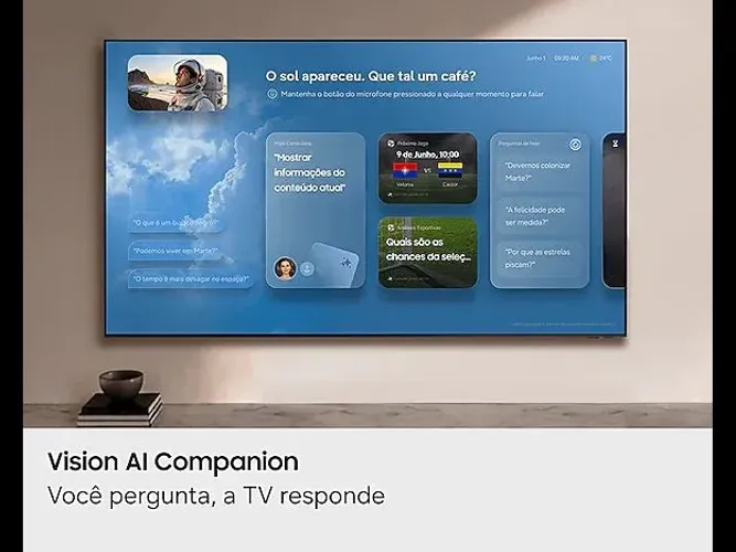 Smart TV Samsung Vision AI 70" Crystal UHD 4K U8000H UN70U8000HGXZD