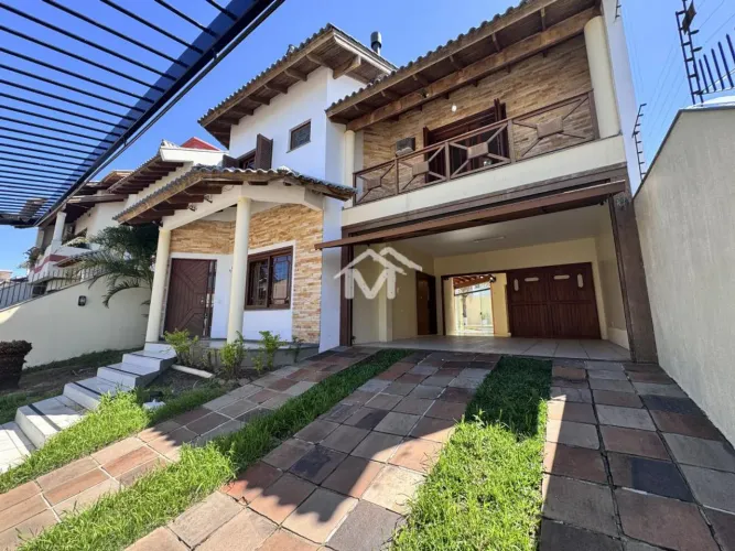 Sobrado para aluguel em Canoas - MARECHAL RONDON - Semimobiliado com piscina e espaço gour
