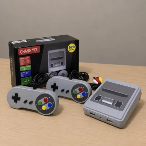 Video Game Super Nintendo Mini SNES 2 Controles 8 bits - AV/RCA (620 games)