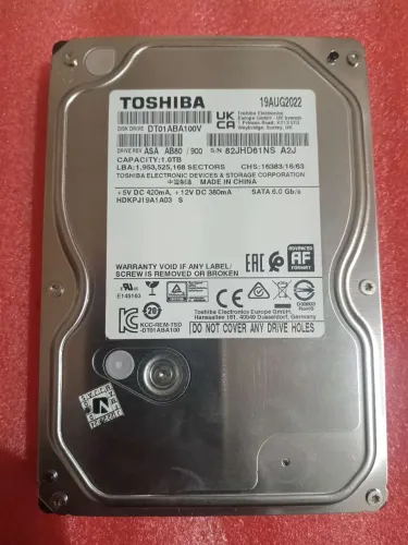 Hd 1Tb desktop novo