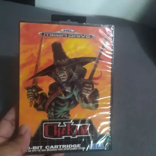 Shakam (Mega Drive) com caixa - Paralela de primeira linha
