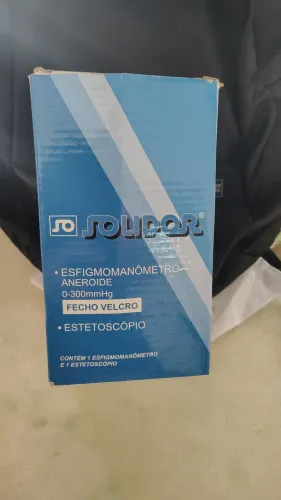 Kit Aparelho Pressão Esfigmomanômetro Aneróide Solidor